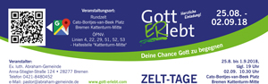 Visitenkarte Zelttage Bremen-Kattenturm