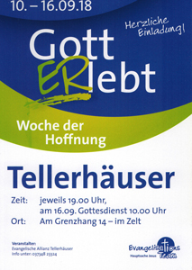 Flyer Zelttage Tellerhäuser 2018